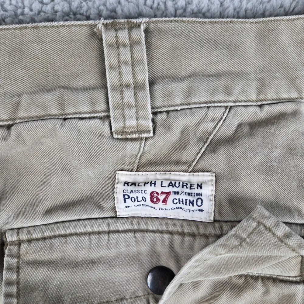 VTG Polo Ralph Lauren Paratrooper Military Pilot Cargo Pants Khaki 50x30 (49x24)